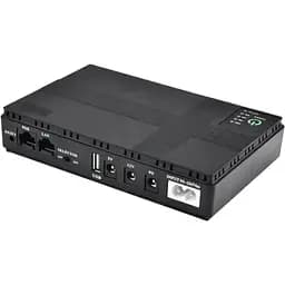 ДБЖ для роутера Digital UPS DC1018P, 10400 mAh 18W, оптики, терміналу, відеокамери, 5V/9V/12V