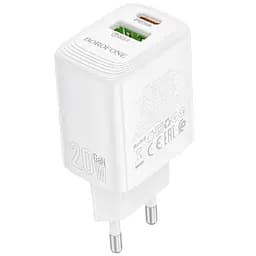 МЗП Borofone BN27 Fuente PD20W+QC3.0 (1USB-A/1C) White - мініатюра 3