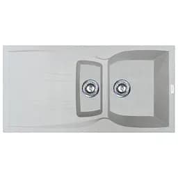 Кухонна мийка Adamant NEW LINE PLUS old stone 975x495x235 мм, з крилом 97,5 см - мініатюра 1