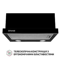 Витяжка телескопічна Perfelli TL 5212 BL 700 LED - мініатюра 2
