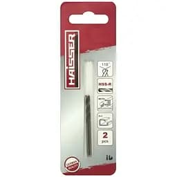 Свердла по металу Haisser DIN 338 HSS-R з кобальтовим покриттям 2.3x27x53 мм 2 шт. (88471)