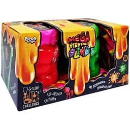 Вязкая масса Danko Toys Mega Stretch Slime SLM-11-01U 2 банки Вид 2