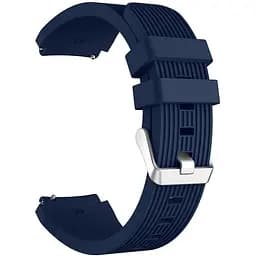 Силіконовий ремінець Watchbands Galaxy на смарт-годинник Samsung Gear S3 - темно-синій (WB001GALAXYDARKBLUE12)