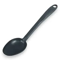 Ложка кулінарна кухонна кухарська пластикова термостійка Gavar 30.5 см, Kitchen Master Чорний 86566
