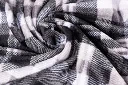 Плед Ardesto Flannel 220х200 см клітинка сірий (ART0102PB) - мініатюра 5