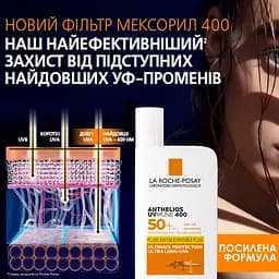 Набір La Roche-Posay: сонцезахисний флюїд Anthelios UVA 400 для чутливої шкіри обличчя SPF 50+ 50 мл + крем-гель Lipikar Syndet АР+ для сухої шкіри 15 мл + сироватка-концентрат для корекції зморшок та відновлення пружності чутливої шкіри 10 мл - мініатюра 8