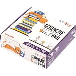 Набір гуашевих фарб Cats 9×10 мл Rosa Kids