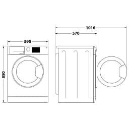 Прально-сушильна машина Whirlpool FFWD8649BVUA - мініатюра 2