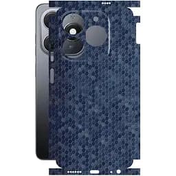 Захисна плівка StatusSKIN для Tecno Spark 20 Корпус Вініл Соти сині