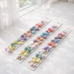 Набір дитячих гумок для волосся 10 шт.