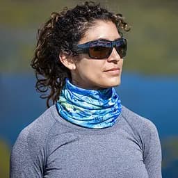 Бафф Buff Coolnet UV+ Realtree Wav3 Blue Yellow Синій-Жовтий - мініатюра 3