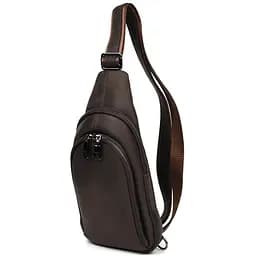 Мужской кожаный рюкзак слинг LIMARY 30х16.5х5 см sum0028214