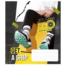 Зошит учнівський "Get a grip" 048-3304L-1 у лінію, 48 аркушів