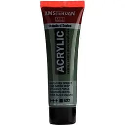 Акриловая краска Royal Talens AMSTERDAM (622) Оливковый зеленый темный 20 мл