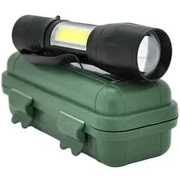 Фонарик ручной Voltronic 511COB 3 Вт Led + Cob черный