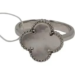 Срібне кільце Діама Конюшина з перламутром. Артикул 12111481234 16 18