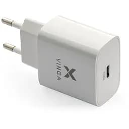 Зарядное устройство Vinga PD Type-C 20W Charger white (VWCPDC)