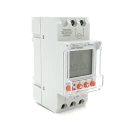 Реле часу Sinotimer TM920BK, на DIN-рейку, LCD, програмований, змінна батарея, 30А, 85-265V, 87х65х36 мм