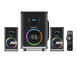 Комп'ютерна акустична система Real-El M580 2.1 Black - мініатюра 3