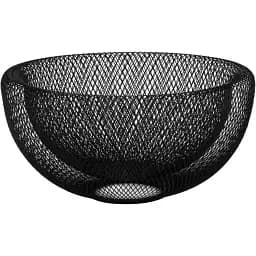 Фруктівниця Elisey 29 см металева чорна мінімалізм (9203-017)