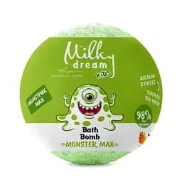 Детская бомба для ванной Milky Dream kids Монстрик Max с сюрпризом, 100 г