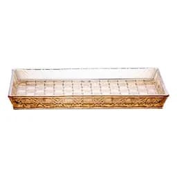 Блюдо для закусок Lirmartur скляне 27,5*13,5*2,5 см, hexagon Yiwu HP-YH-56 - мініатюра 2