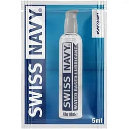 Пробник густого лубриканта на водній основі Swiss Navy Water-Based 5 мл