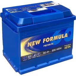 Автомобільний акумулятор New Formula Premium 6СТ-60Ah (+/-) 600А (EN)