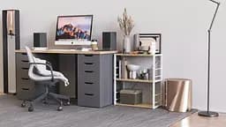 Етажерка 3/60 Ferrum-decor Серії Коннект 73x60x28 білий ДСП Дуб Сонома 16мм (FRD-104263) - мініатюра 7