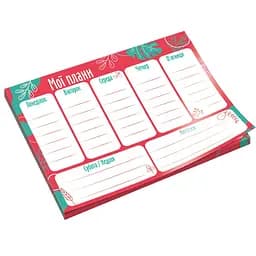 Планер недельный Vladi Toys VT9212-01, 20х14,3 см, 54 листа, украинский