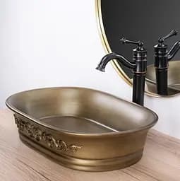 Умивальник Rea Wilma 38x55 rustic (REA-U3305), Матова - мініатюра 5