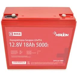 Аккумулятор Merlion LiFePO4 12.8V 18AH (4S3P/BMS-20A), (181x77x167) для электротранспорта, 5000 циклов, Q6