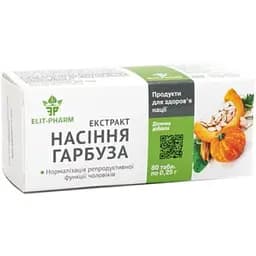 Экстракт семян тыквы Elit-Pharm 80 таблеток (0.25 г)