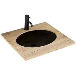 Умивальник Rea Nel black врізний чорний REA-U1023, Чорний