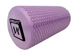 Массажный ролик EasyFit Foam Roller 30 см Сиреневый (EF-2024-V)
