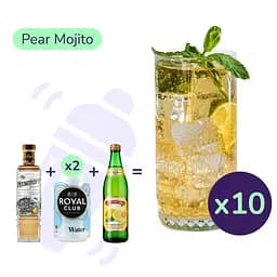 Коктейль Pear Mojito (набір інгредієнтів) х10 на основі Nemiroff