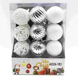Набір ялинкових прикрас, C67466, 24 шт.