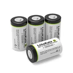 Акумулятор LiitoKala D (R20) 10000мАг 1.2V Ni-Mh (Білий) - мініатюра 2