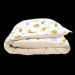 Підковдра дитяча Cosas Africa Zoo 110х140 см жовта (AfricaZoo_DotsBeige_140q)