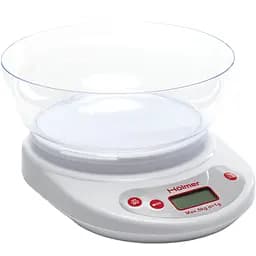 Весы кухонные Holmer HSK-2016PB с чашей белые (HSK-2016PB)