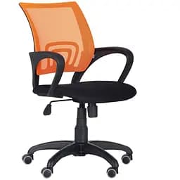 Кресло Веб сиденье Сетка серая/спинка Сетка оранжевая