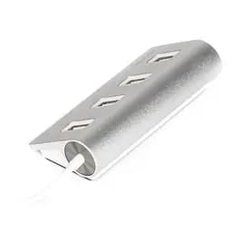 Концентратор Maxxter USB 2.0 Type-A 4 ports silver (HU2A-4P-01) - мініатюра 2