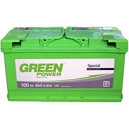 Акумулятор Green Power Standart 100Ah Ев (-/+) (840EN) (353х175х190)