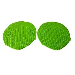 Підставка плетена кругла силіконова під гаряче килимок для чашки банки 17 см (комплект з 2 шт.), Kitchen Master 86513