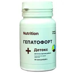 Амінокислота EntherMeal Гепатофорт + Детокс, 60 капсул