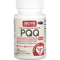 Пірролохінолінхінон Jarrow Formulas PQQ 20 мг 30 капсул