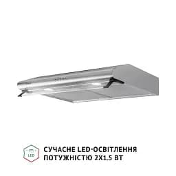 Витяжка плоска Perfelli PL 6042 I LED - мініатюра 3
