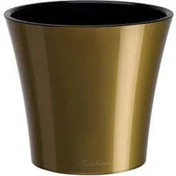 Вазон Santino Aрте 0.6 л чорно-золотий (ART06GLD/BL)