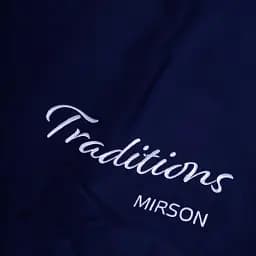 Наволочка MirSon Сатин Elit 4052 Ocean Traditions 70х70 см темно-синя (2200010538038) - мініатюра 5