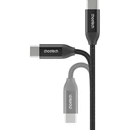 Кабель Choetech XCC-1036-BK, преміум якість USB2.0 С-папа/C-папа, 2 м. (XCC-1036-BK) - мініатюра 2